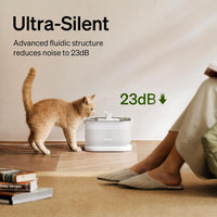 PETLIBRO Cat Water Fountain Stainless Steel Tray - 2.5L Fountain - image 4