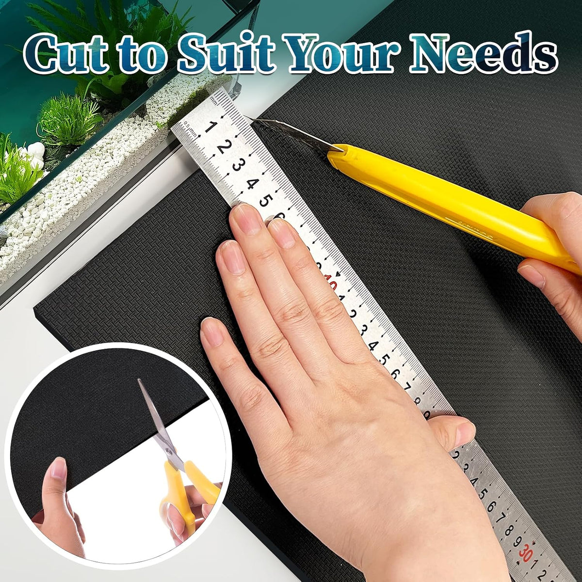 48x24 Inch Aquarium Leveling Mat - No Glue / 24x12 Inch - image 3