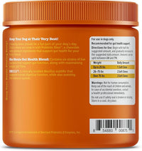 Zesty Paws Probiotics for Dogs, Digestive Enzymes Gut Flora, Digestive Health, Diarrhea & Bowel Support, DE111, Dog Probiotics Soft Chew for Pet Immune System, Chicken, 90 Ct