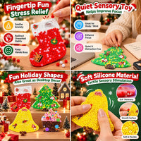 Pixnest 5 pack picky pads, rainbow fidget picking pads 3.34 inch with tweezer - view 18
