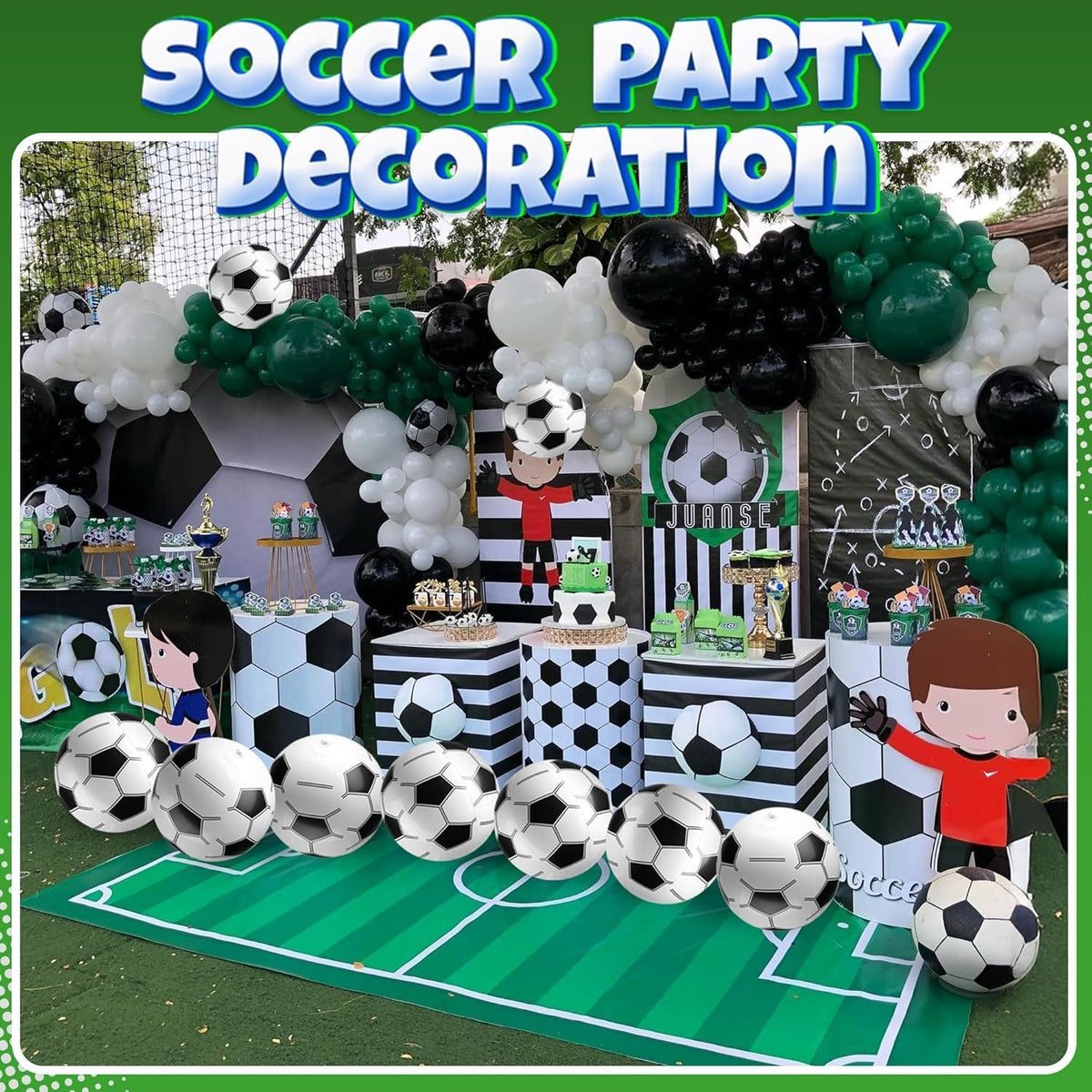12-Pack Inflatable Soccer Balls 16-inch - Soccer Balls / 12 - image 3