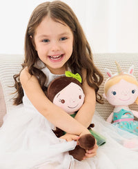 GAGAKU soft baby doll in a floral print rag doll style for toddlers - view 31