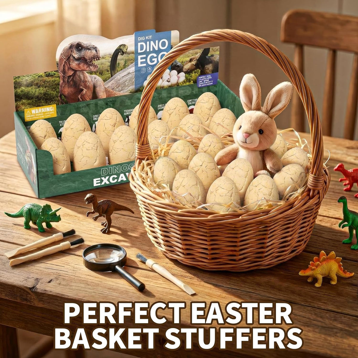 24 Dinosaur Eggs Dig Kit Toys for Kids - 12 Dinosaur Eggs - image 2