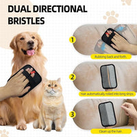 Pet Hair Remover, Reusable Electrostatic Pet Hair Remover Gloves – Double-Sided Grooming & Deshedding Gloves for Cats & Dogs, Pet Fur Removal for Furniture, Carpet, Couch & Clothing -1 PCS