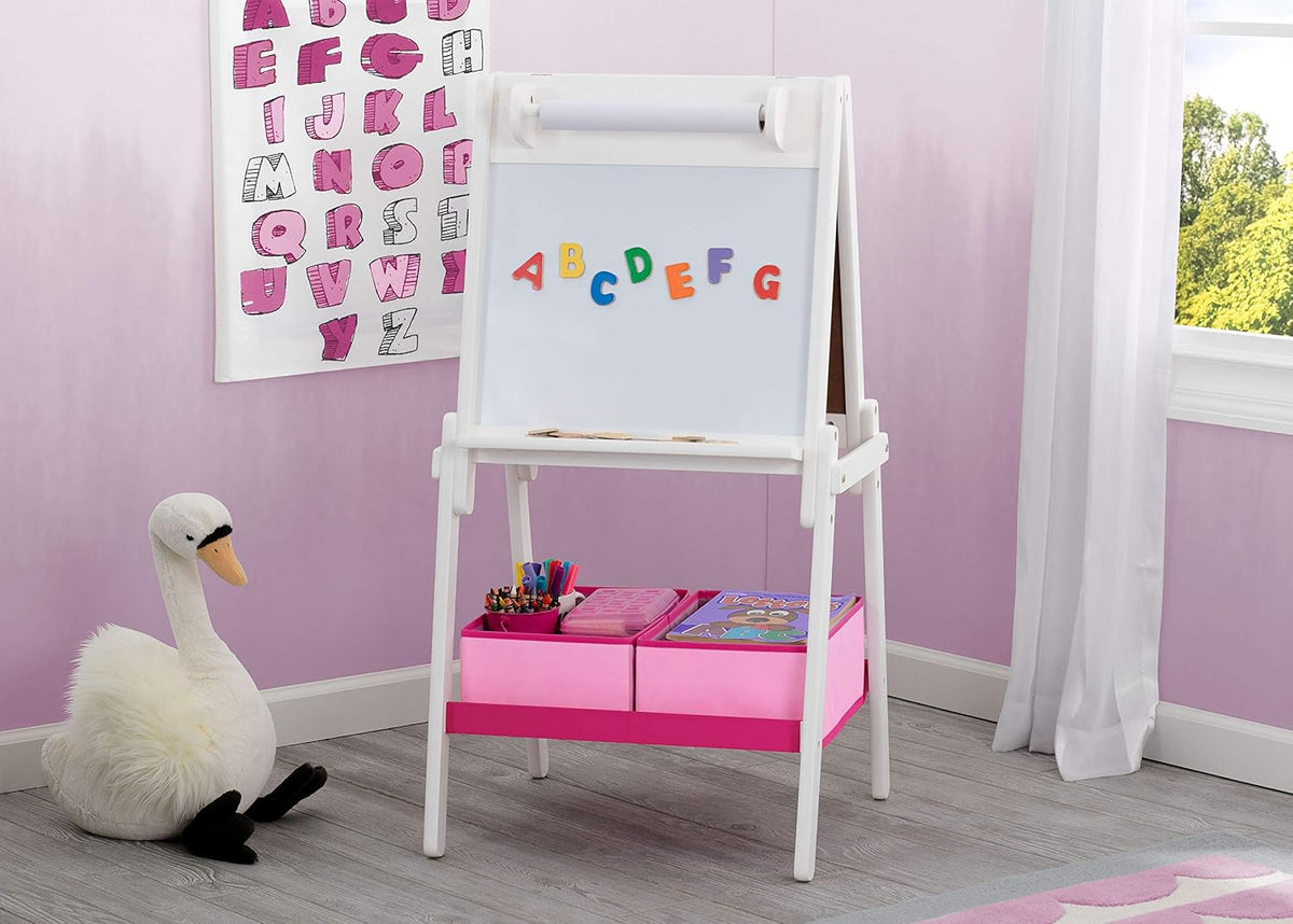 Delta Children MySize Kids Double-Sided Storage Easel -Ideal for Arts - image 3