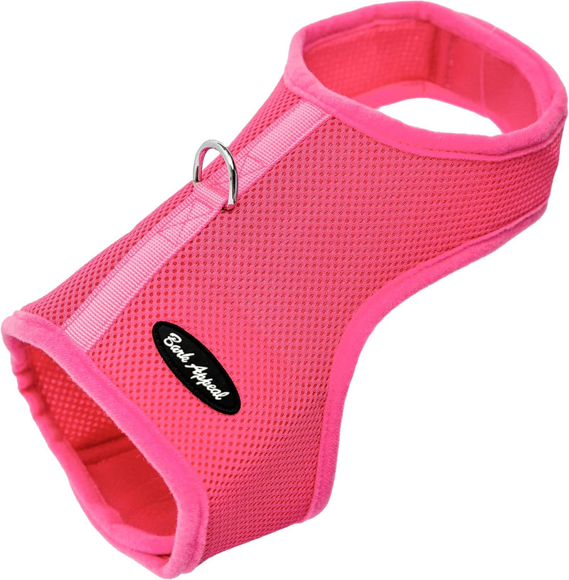 Red Plaid Wrap N Go Dog Harness for Small-Medium Pets - Medium / Pink