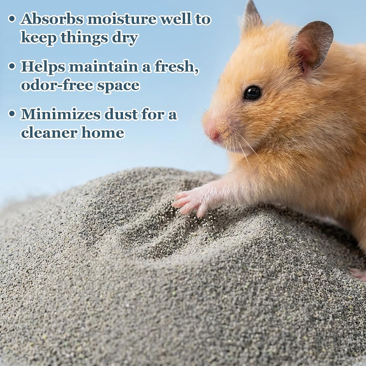 Sukh Hamster Desert Sand, Coarse Bedding Sand - Grey - image 4