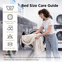 Bedsure ComfyFleece Waterproof Dog Blankets for Large Dogs - Twin(60x80")-1pc / Cream - image 4