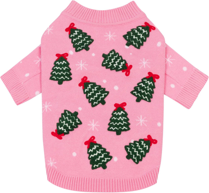 Fitwarm Shark Dog Sweater - Christmas Tree & Bow / XX-Large