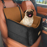 JOEJOY Dog Car Seats for Small Medium Dogs Under 35lbs - Brown / Small/Medium - image 2