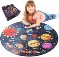 TALGIC Jumbo Floor Puzzle for Kids Ages 4-6 - Multi-colored