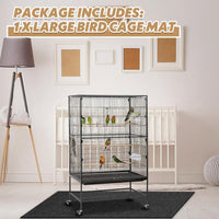 Nuanchu 48 x 48 Inch Large Bird Cage Mat - 48"L x 36"W - image 3