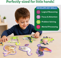 Skillmatics Step by Step Jigsaw Puzzles, Toddler Toys & Games - 1. Farm Animals - image 4