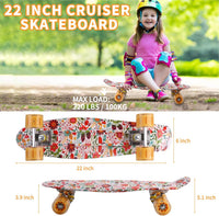 Skateboards, 22" Complete Skateboard - Flower - image 4