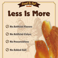 Gootoe Chicken Breast Jerky Dog Treats 1 lb, All Natural, Grain-Free, High-Protein, Low Fat, Healthy & Easily Digestible