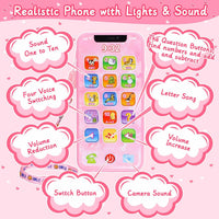 Kids Toddler Purse Play Set with Toys Phone & Accessories for Little - image 4