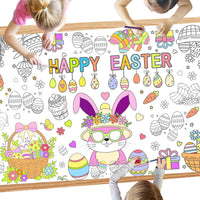SperinGeen Thanksgiving coloring tablecloth for kids with holiday designs - view 3