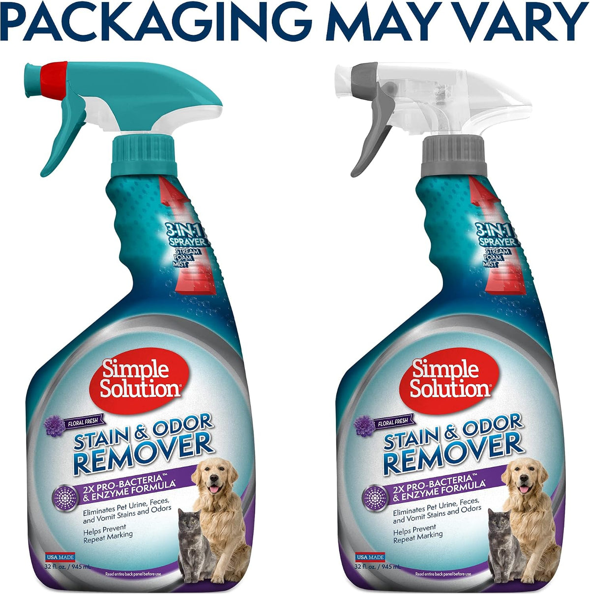 Simple Solution Pet Stain & Odor Remover, Enzyme Stain Cleaner - Floral Fresh / 32 Fl Oz (Pack of 1) - image 2