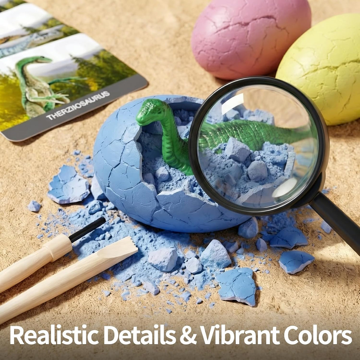 24 Dinosaur Eggs Dig Kit Toys for Kids - 24 Dinosaur Eggs(Colorful) - image 4