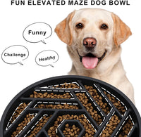 TOBYTO Slow Feeder Dog Bowls Large Medium Breed - Black - image 3
