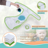 Teamoy Female Dog Diapers, Washable Doggie Period Diaper - XL (Pack of 4) / Flamingo+ Cloud+ Green+ Pink (4pcs) - image 3
