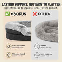 Miorun Fluffy Orthopedic Dog Beds Large Sized Dog - Gray / XL(48", UP to 110lbs) - image 2