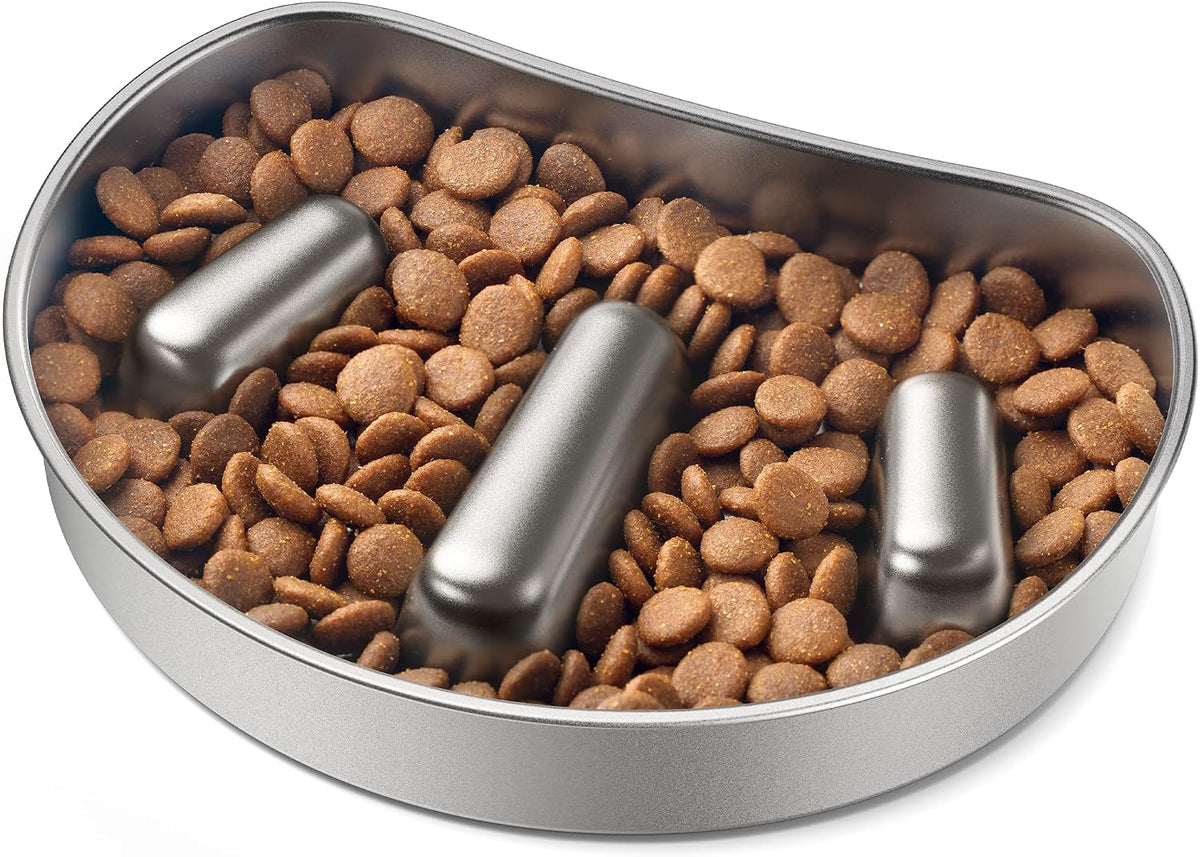 PETLIBRO Automatic Cat Feeder - Silver / Slow Feeder Bowl Insert