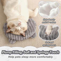 Dog Calming Pillow, Soft and Neck-Friendly - Medium ( 11" × 8" ) / Gray - image 3