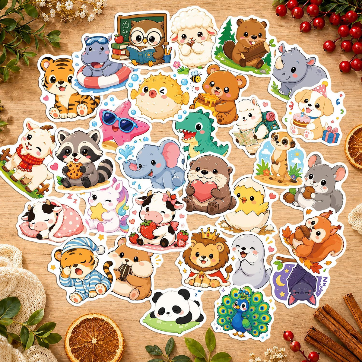 JCFIRE Halloween Stickers for Kids - Animals 100 Pcs - image 4