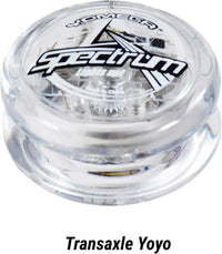 Yomega Spectrum – Light up Fireball Transaxle YoYo with LED Lights for Intermediate, Advanced - clear - image 2
