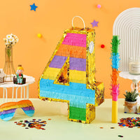 Rainbow Number 5 Pinata for 5th Birthday Party Decorations - 4 - image 4