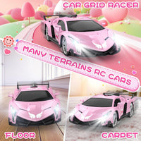 Growsland Remote Control Car for Kids - Pink - image 4