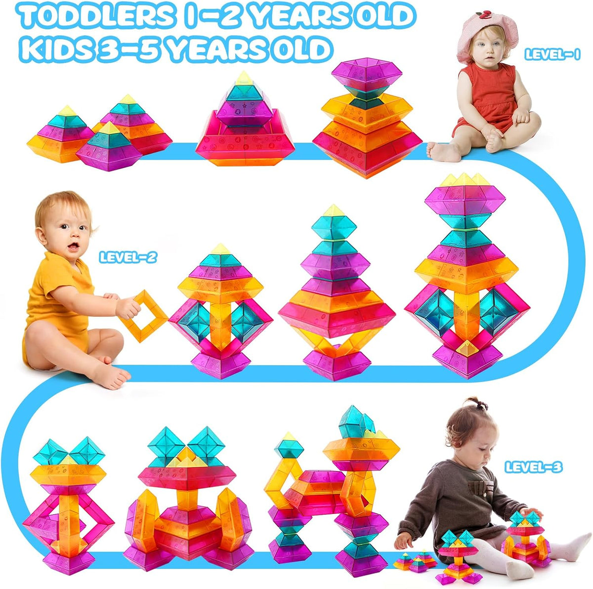 30-Piece STEM Building Blocks Set - image 3