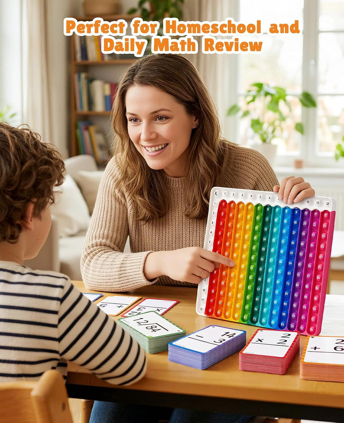 JoyCat Multiplication Flash Cards + Chart - Math Flash Cards - image 4