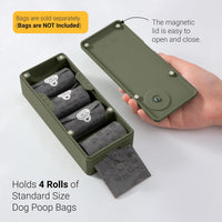 SVD.PET Dog Poop Bag Dispenser - Army Green / Dispenser only - image 2