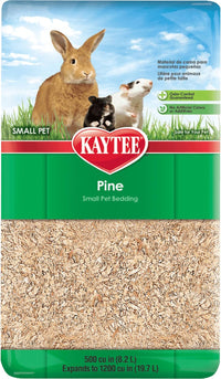 Kaytee Small Animal Pine Bedding for Guinea Pigs, Rabbits - 19.7 Liter / Tan