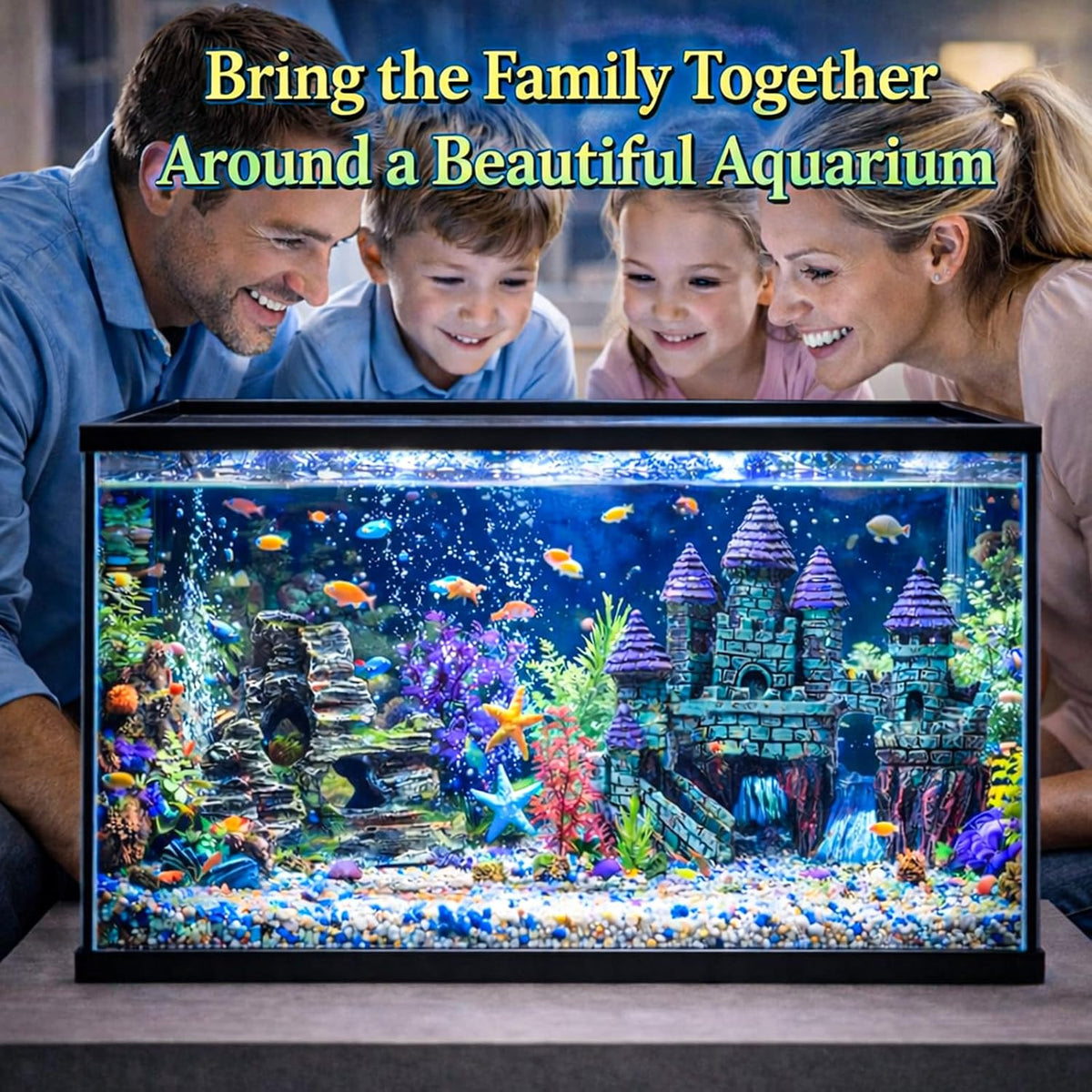 13 Pieces Aquarium Decorations Kit - image 3