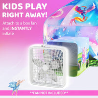W&O Space Explorer Inflatable Fort with Lights & Sound - Enchanted Aerodome - image 2