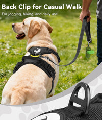 Joytale No Pull Dog Harness Medium Sized Dog, Front Clip - Medium / Black - image 4