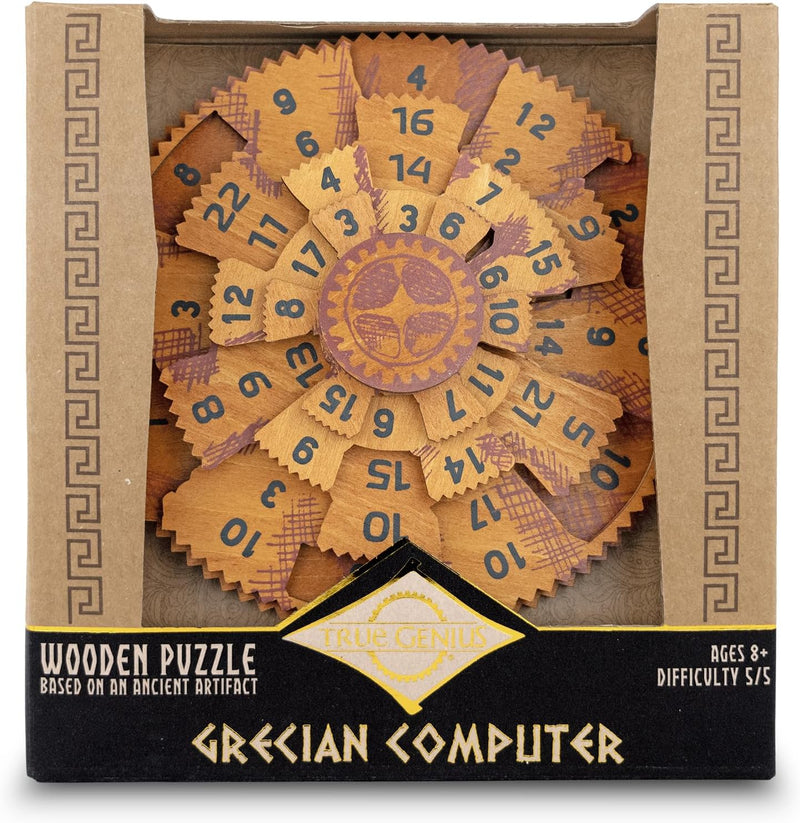 Project Genius Grecian Computer Mechanical Math Puzzle
