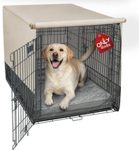 Explore Land Breathable Dog Crate Cover - 36"L x 23"W x 25"H / Tan