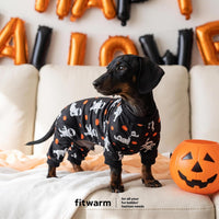 Fitwarm Funny Duck Dog Pajamas - Mummy & Pumpkin / Medium - image 4
