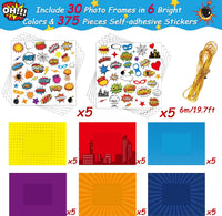 30 Packs Halloween Arts and Crafts for Kids Picture Frame Craft Kits - hero - image 3
