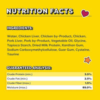 Temptations Creamy Puree Squeezable Lickable Wet Cat Treats with Chicken, 0.42 oz. Tubes, 4 Count, Pack of 11 (44 Total)