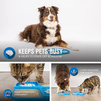 Hyper Pet IQ Treat Lick Mat for Dogs & Cats - Medium / Blue/Grey - image 2