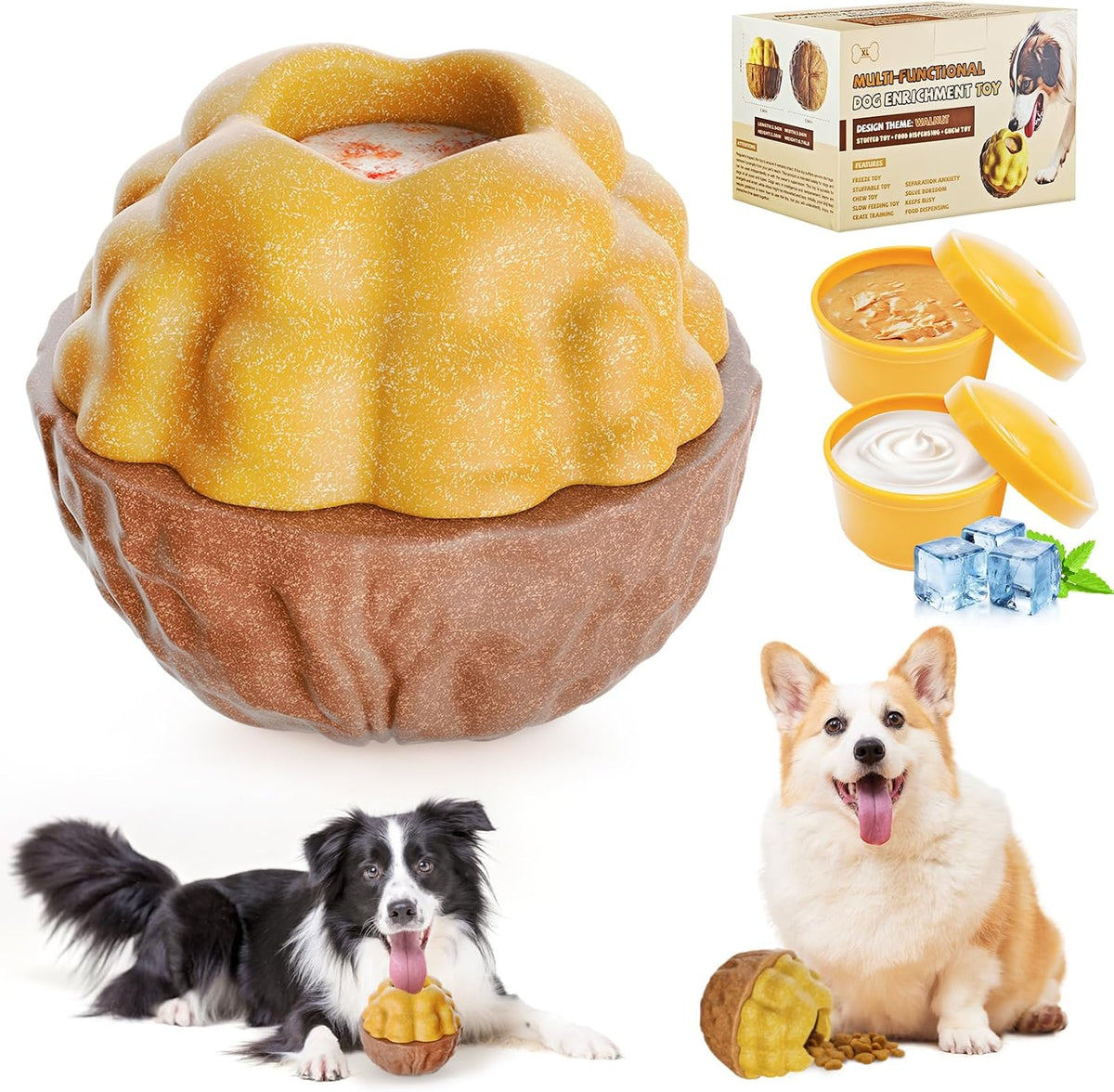 Dog Chew Toys for Aggressive Chewers - Coffe Wood