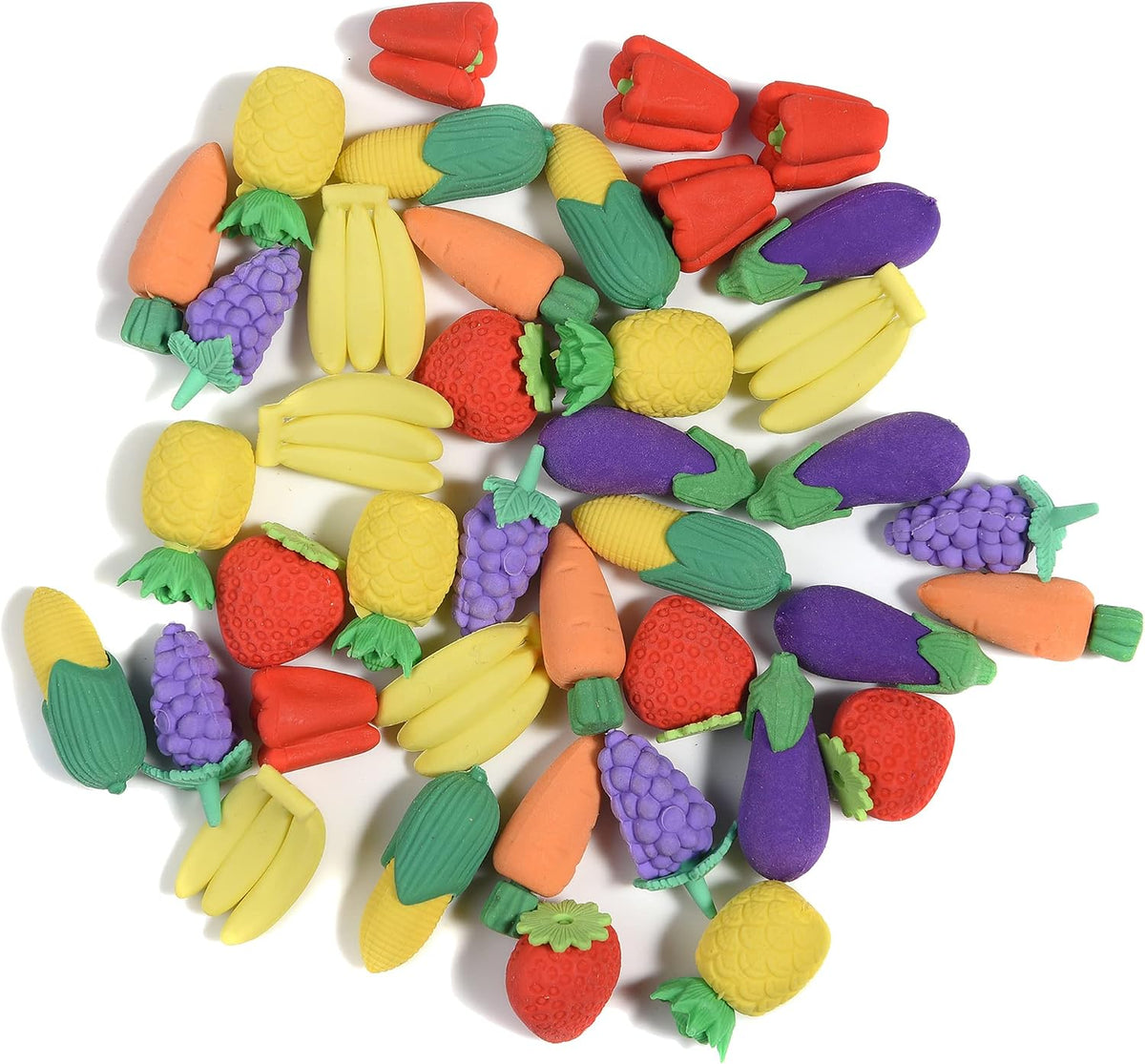 15Pcs Cute Fruit Erasers for Kids - FRUIT #2