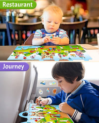 Benresive Reusable Sticker Book, Travel Stickers for Kids - Fairy - image 3
