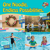 Oodles of Noodles Foam Pool Swim Noodles 2 Pack – Fun for Kids & Family - image 3