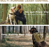 Dog Harness for Large Dogs - Khaki / S(Neck:16-22",Chest:20-28"),18-35 lbs - image 3